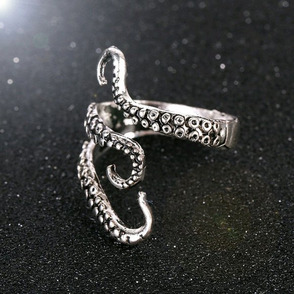 NWOT Silver Octopus Ring - Picture 7 of 11